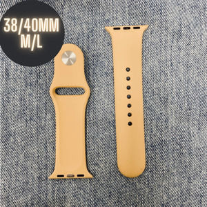 38/40mm M/L Apple Watch Band Solid Tan NEW